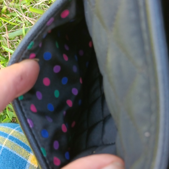 NWOT VERA BRADLEY BLACK TOTE - Picture 4 of 8